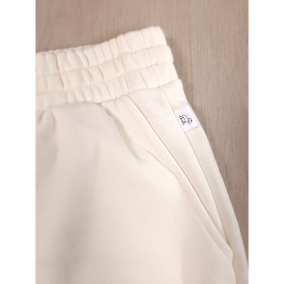 Woolx Merino Wool Joggers Women’s S – Ivory Fleece Sweatpants, Soft Warm Stretch - Picture 12 of 13